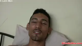 Muscular Latino Shows Off His Uncut Length