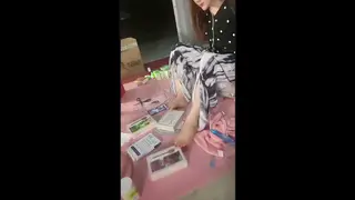 Chinese Webcam Model Shows Foot Play on Holiday Stream