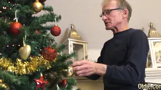 Senior Gentleman Receives Oral from Teen Partner Who Swallows