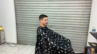 Barbershop Hookup Ends With Bareback Blowjob and Cumshot