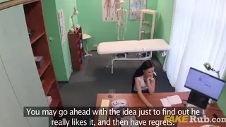 Petite European Teen Examined by a Doctor in a Hospital