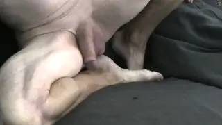 Solo Guy Strokes Big Dick While Searching