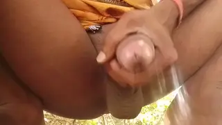 Indian Stud Takes Bareback Doggystyle Outdoors in POV