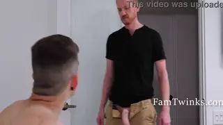 Stepdad and Stepson Share Raw Oral and Bareback Sex