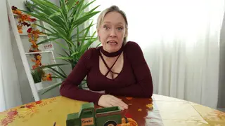 Blonde Stepsis Rides Deep In Holiday Roleplay POV