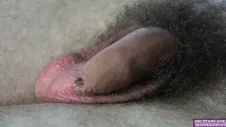 European Teen Shows Off Uncut Cock Close-Up
