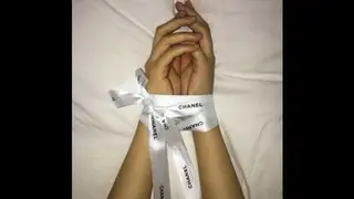 Teen Uses Toy While Dominant Voice Commands Her Pleasure