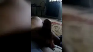 Solo Guy Strokes Hard Cock in Amateur Clip
