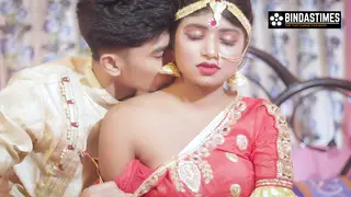 Indian Wife Takes Her Husband Deep for a First Creampie