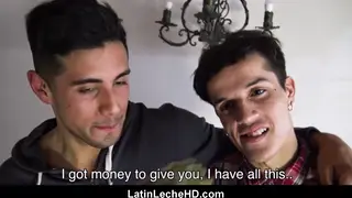 Latino Lovers Share a Filmmaker in Raw Threesome POV