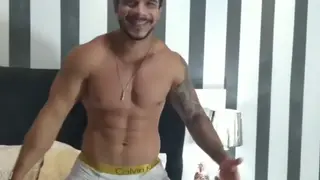 Muscular Latino Enjoys a Passionate Blowjob