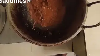 Mature Black Couple Share Raw Kitchen Encounter