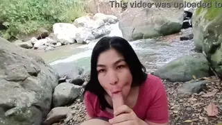 Latina Hiked into Mountains for Deep Throat and Rough Sex