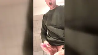 Blonde Asian Twink Strokes His Big Cock Solo