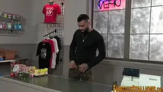 Hairy Muscle Bear Rims and Strokes to Cumshot