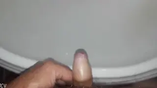 Uncut Guy Works His Shaft to Explosive Finish