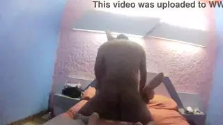 Latina Wife Takes Creampie and Squirts in Bathroom POV