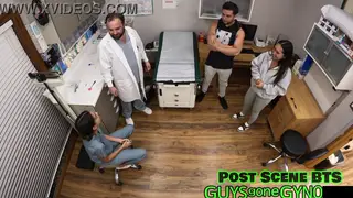 Latina Endures Medical Exam with Anal Fingering