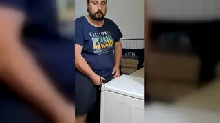 Hairy European Bear Enjoys a Slow Blowjob Before Finishing Solo