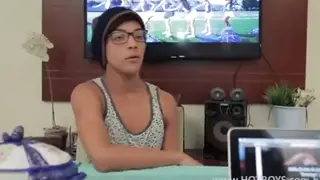 Latino Hunk Barebacks Straight Guy After Blowjob