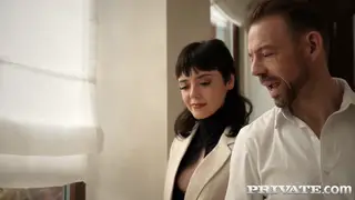 Skinny Brunette Teen Takes Hard Anal in Multiple Positions