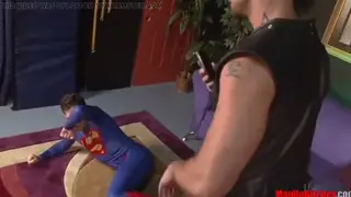 Bound Submissive Endures a Teasing Handjob Under Control
