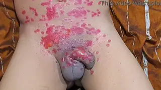 Asian Guy Endures Hot Wax Drips in SM Session