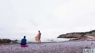 Mature Hunk Guides Twink Through Bareback Ride