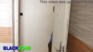 Ebony Stepmom Makes Passionate Love in Kitchen