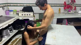 Curvy Latina Swallows Cum After 69 and Deep Throat