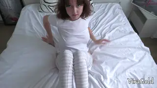 Curvy Teen Gives Stepdad POV Blowjob Then Takes Anal