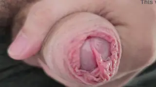 Hairy Older Man Enjoys a Slow Handjob on His Uncut Cock
