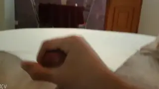 Twink Jerks Off to a Cumshot in a Motel Room