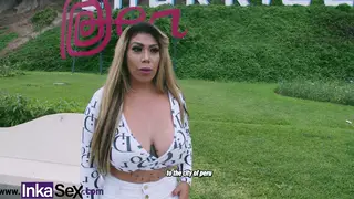 Voluptuous Latina MILF Enjoys Anal Creampie Outdoors