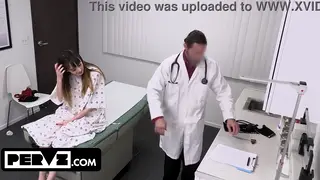 Busty Nurse and Student Service the Doctor Together