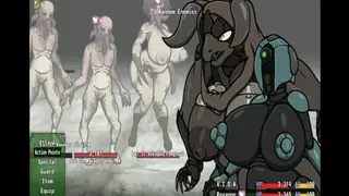 Busty Companions Explore Sensual Robot Fantasy