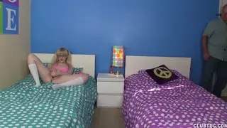Teen Works a Handjob With Quiet Focus