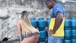 Busty Latina Takes Rough Anal in a Kitchen