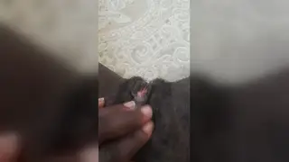 Ebony BBW Pleasures Herself in Lingerie Close-Ups