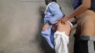 Indian Teen Takes Anal Doggystyle at School Desk