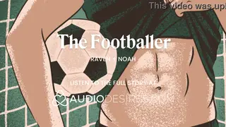 Journalist Licks Feet of Muscular Athlete in Gym Office