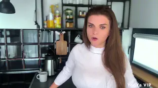 Stepmom and Friend Caught in Lesbian Threesome by Stepson