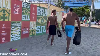 Ebony Latino Stud Delivers a Deep Blowjob to a Curvy Partner