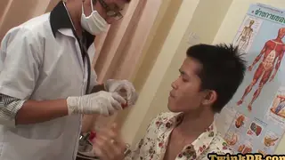 Asian Medic Takes Patient Bareback in Hospital Doggystyle