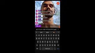 Swedish Jock Flexes Muscle Outdoors on Webcam
