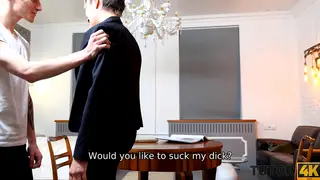European MILF in Stockings Takes Her Tutor Deep