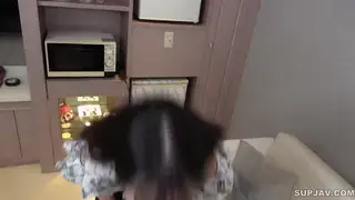 Asian Amateur Takes a Blowjob and Doggystyle Holiday