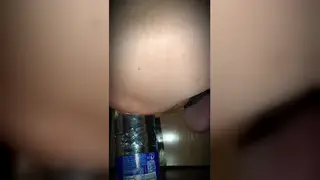 European Mature Gapes His Hole with a Bottle POV