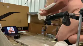 Femboy Takes a Machine Creampie in POV