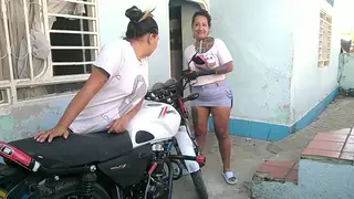 Voluptuous Latina Dominates a Handyman with a Sloppy Blowjob and Titjob